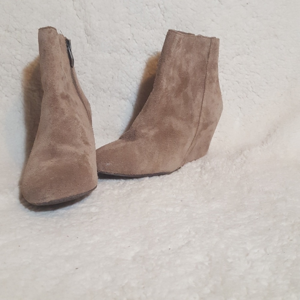 Vince Camuto Suede Wedge Booties